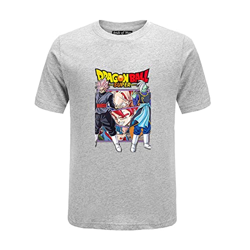 Dragon Ball Super Camiseta Son Goku Anime Cosplay Disfraz Estampado gráfico Cuello Redondo Manga Corta Camisetas Deportivas Tops Cover