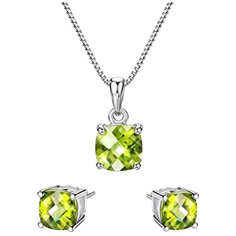 Mints Peridot Jewelry Set for Women Cover