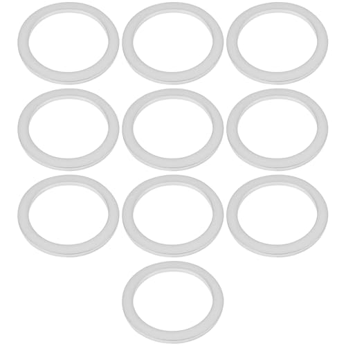 Set da 10 : Include dieci rondelle in alluminio per tappi della coppa dell'olio, per cambi d'olio multipli o pezzi di ricambio.
