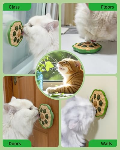 BESNEW Catnip Toys,Lotus Pod Catnip Balls,Extra Cat Energy Ball,Teeth Cleaning Dental Wall Treats,Edible Cat Candy for All Breeds — view 6