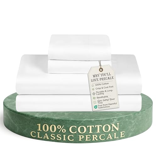 Feather & Stitch Softest 100% Cotton Sheets, 300...