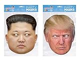 Thorness Donald Trump und Kim Jong-un Partymasken