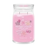 yankee candle signature candela profumata | baci ghiacciati in giara grande | candele di miscela di cera di soia lunga durata | regalo perfetto per le donne