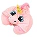 N/X Bande dessinée Licorne Cou Reste Voyage U en Forme de Coussin à Capuche Coussin Compact Doux à Capuche Licorne Voyage Oreiller