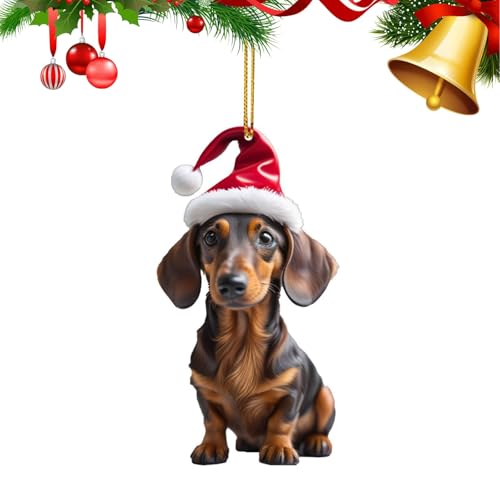 Weihnachtsschmuck Dackel Weihnachtsdeko Christmas Decorations Hund...