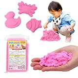 池田工業社 おうちでお砂場1kg ピンク ［ 不思議な砂 おうち シリーズ ］