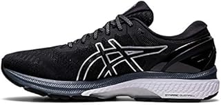 ASICS Men's Gel-Kayano 27 Running Shoes, 11.5, Black/Pure Silver