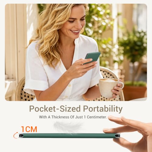Image of CoBak Magnetic Case for XTEINK X4, Ultra-Lightweight Protective Cover for Xteink X4 E-Reader, Secure Magnetic Attachment(Dark Green)