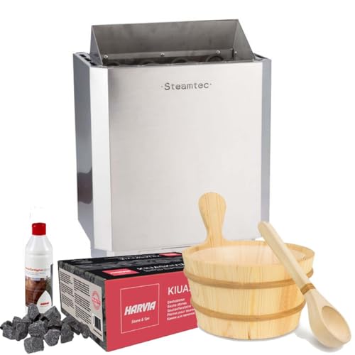 9kw di Sauna con Accessori Pack