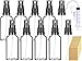 Flacon Spray Vide Verre 50ml 8 Pcs vaporisateur vide flacon spray parfum Vide Flacon Vide Flacon Parfum Vide Rechargeable Mini Bouteille Spray Vide Transparent pour Cosmétique Huiles Essentielles