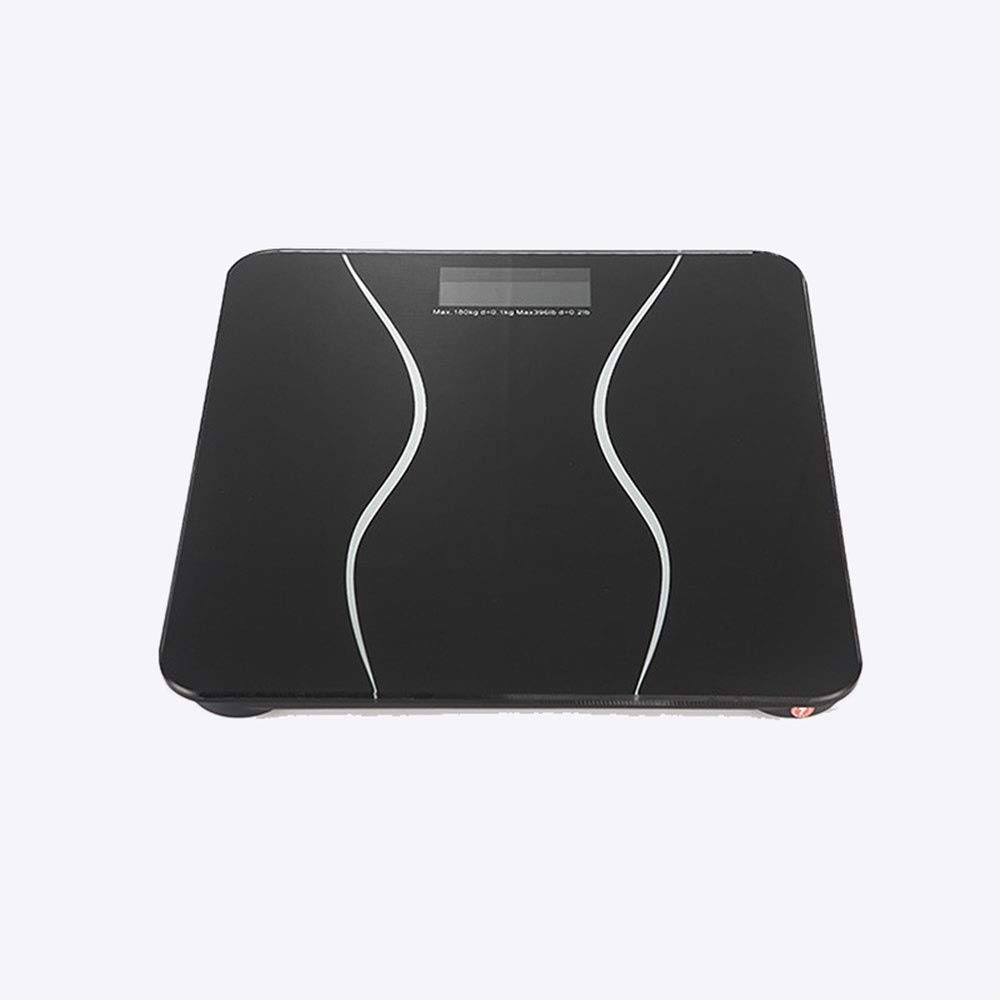 Bilancia Pesapersone in Vetro Temperato Regalo Elettronico Intelligente Bilancia Pesapersone Elettronica for La Salute della Casa Scala di Grasso corporeo Bluetooth