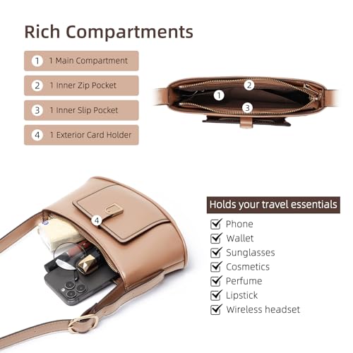 Prettyzys Shoulder Bags for Women Vintage Handbag Retro Classic Small Purse Cute Hobo Tote Handbag Mini Clutch Purse3