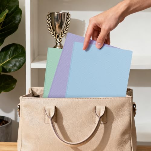 50% Off Plastic Folders with Pockets & Prongs - 6 Pack