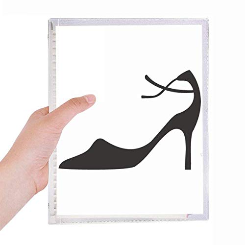 Cahier à spirale silhouette talons hauts pour notes de bureau et réunions mode