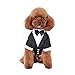 Keysui Primavera Estate Abito con Piccolo Cane Vestiti Pet Dress Suit Teddy Maschio Cane per Feste