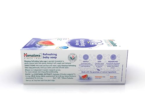Image of HIMALAYA Refreshing Baby Soap 75g #8(8 x 75 g)