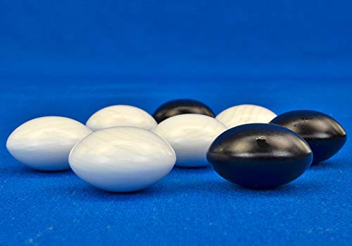 Amazon | 囲碁 日向特製蛤碁石那智黒碁石 46号 実用 厚み13.1mm 将碁屋