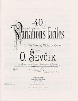 Paperback Sevcik Violin Studies: 40 Variations: Piano Accompaniment Book