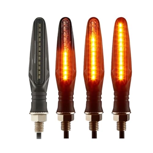 Clignotant moto M10 universel l'eau qui coule pour indicateur signal signaux de direction