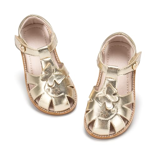 Image of GINFIVE Toddler Girls Sandals Girls Toddler Sandals Little Girls Kids Shoes