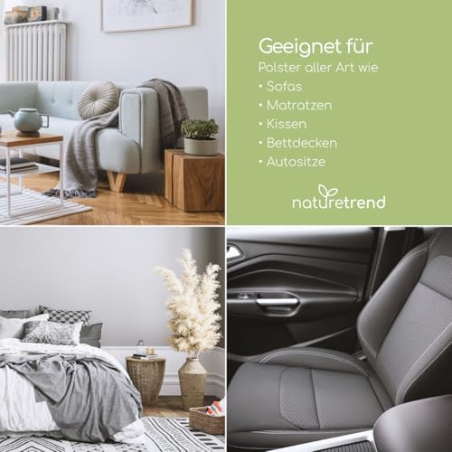 naturetrend Milbenspray für Matratzen und Polster 500ml - Haustierfreundlich, Anti Milben-Spray mit Soforteffekt, Milbenschutz zur effektiven Abwehr von gegen alle Milben