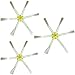 Produktbild 3 BÜRSTEN SIDE 6 ARMS FÜR IROBOT ROOMBA SERIE R3 500 510 521 530 531 532 534 535 536 540 550 551 555 560 562 563 564 PET 565 570 572 577 580 581 590 600 610 625 700 760 770 780 11702 80501 80601 GD-Roomba-500 SP530-BAT VAC-500NMH-33