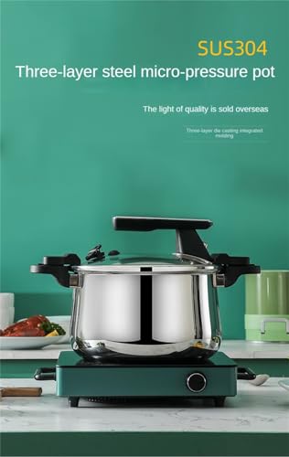 Olla a presión de acero inoxidable 6.5 L miniatura 7