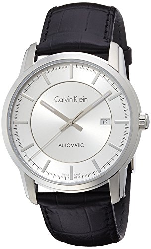 Calvin Klein Orologio Analogico Automatico Uomo con Cinturino in Pelle K5S341C6