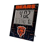Keyscaper Chicago Bears Quadtile Digital Desk Clock