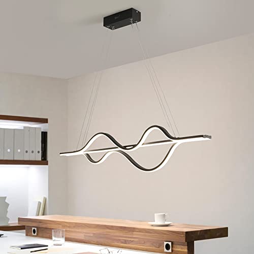 Lampe LED suspendue salon et cuisine, lustre moderne à gradation continue - 5