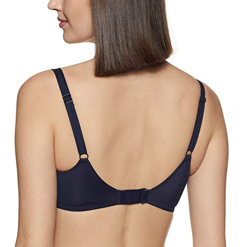Image of Marks & Spencer Women's Nylon Non Padded Bra (T332711P Navy Mix 32C)