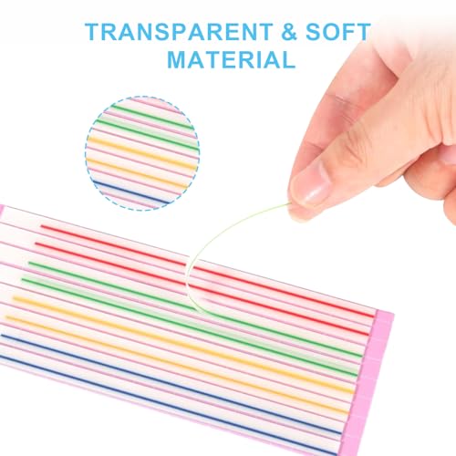 1600 PCS Mahjong Highlighter Strips Transparent Stickers miniatura 4