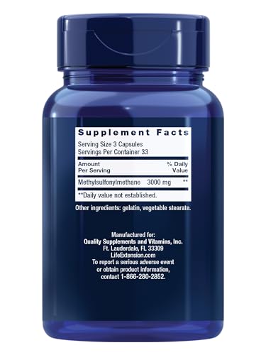 Life Extension MSM Capsules