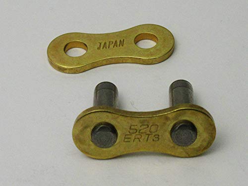 Maillon 520ERT3 de fermeture DID ZJ520ERT3 attache chaîne moto or pour compétition
