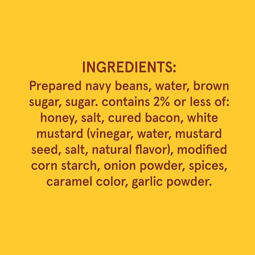 Image of BUSH'S BEST 16 oz Canned Honey Sweet Baked Beans, Source of Plant Based Protein and Fiber, Low Fat, Gluten Free, (Pack of 12)