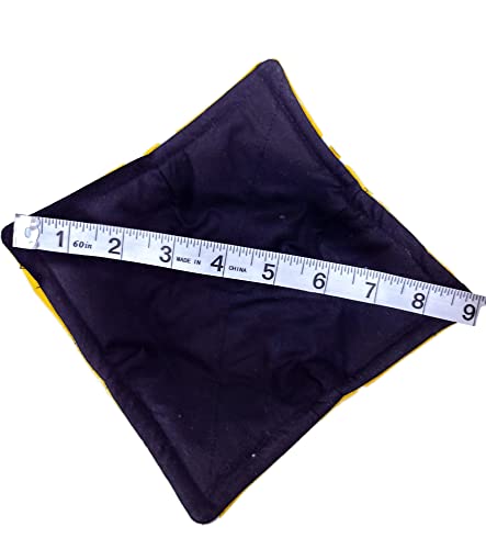 Sewuseful Studios Llc Microwavable Hot Bowl Cozy Holder In Reversible 100% Cotton Honey Bee Fabric Print - Custom Sizes #TOP4