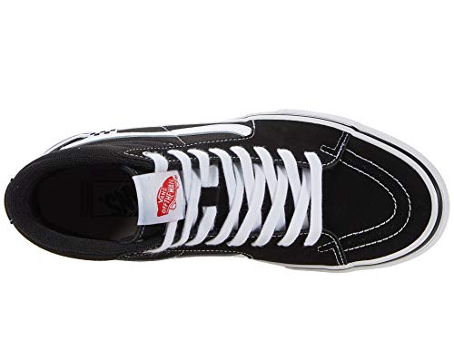 Vans Vans Men's Skate Sk8 Hi Sneaker, Black/White, Size 9.5