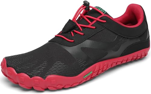 Saguaro Hombre Mujer Zapatillas Barefoot Minimalistas Calzado De Training Ligeras Cmodas Para Caminar Senderismo Ciclismo Trail Running Trekking Playa Agua, Rojo, 42 Eu Saguaro Hombre Mujer Zapatillas Barefoot Minimalistas Calzado De Training Ligeras Cmodas Para Caminar Senderismo Ciclismo Trail Running Trekking Playa Agua, Rojo, 42 Eu