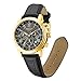 I By Invicta Men's 90242-003 Chronograph Black Dial Black Leather Watch