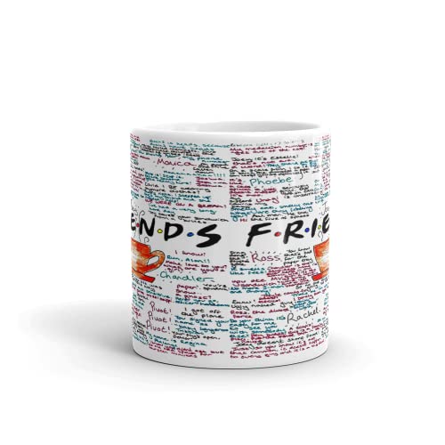 Image of Printed Coffee Friends Mug | Christmas | New Year - 350ml Capacity