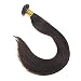 Sunny 18inch #2 Darkest Brown Pre Bonded Hair Extensions 1g/s Remy Straight Human Hair U Tip Extensions Total 50g