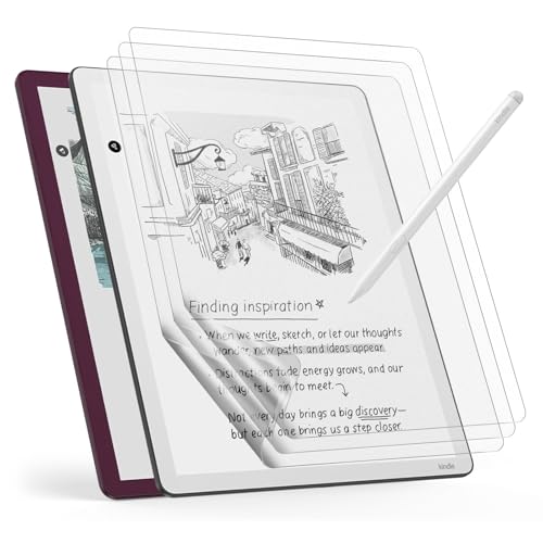 MoKo 3 Stück Paperfeel-Displayschutz für 11' Kindle Scribe Colorsoft, Kindle Scribe 3. Gen. 2026 Zubehör, ideal zum Schreiben, Zeichnen, Notieren, klare matte PET-Folie, casefreundlich