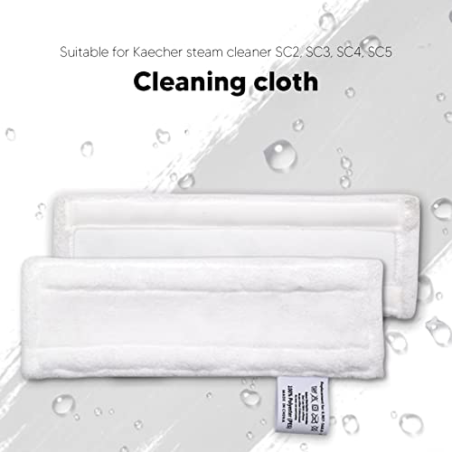 2PCS Dampfreiniger-Pads, Anwendbar für SC1 SC2 SC3 SC4 SC5 Ersatzpads für Bodendampf, Multifunktionales Zubehör für den Heimgebrauch