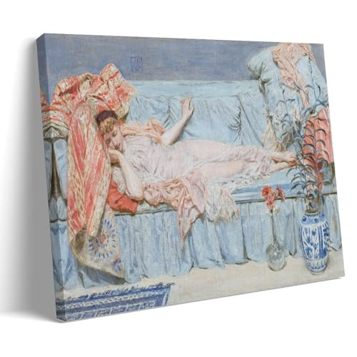 Lilies (1866) by Albert Joseph Moore Poster�L�����o�X�A�ǃA�[�g�A�C���e���A���w�A�ƁA���A�V���ւ̑��蕨12x18inch(30x45cm) Frame-style