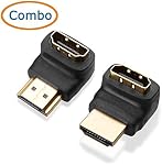 Cable Matters Boîte de combo 270 Degré et 90 Degré HDMI Adaptateur (angle droit) HDMI) avec 4K et HDR Appui
