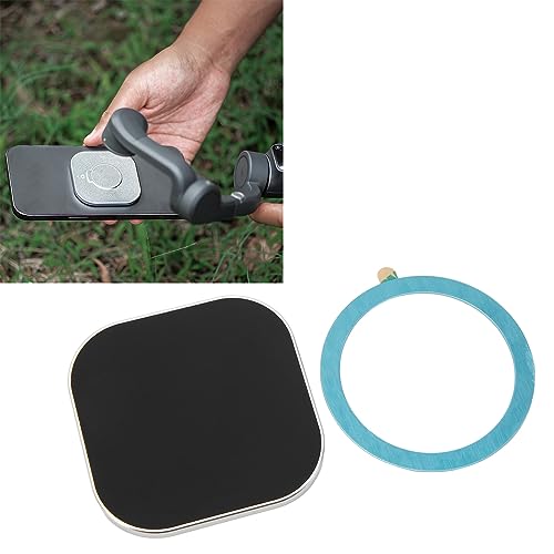 Adesivo magnético para celular, adesivo magnético de telefone processo de anodização leve material d