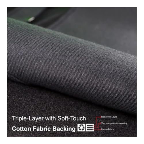 Tapis anti-dérapants pour éviter les reflets et protéger le tableau de bord Mazda 3