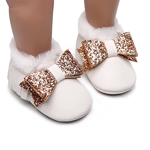 Baby Booties Winter Snow Boots Baby Shoes Cute Anti-Slip Soft Sole Warm Indoor Outoor Shoes First Walker Crib Shoes4
