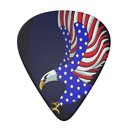 Patriotic Eagle Lot de 6 médiators pour guitare acoustique, guitare électrique, basse, ukulélé – fin, moyen et épais. - Les Beatles, Paul McCartney, John Lennon, RIngo Starr, George Harrison Patriotic Eagle Lot de 6 médiators pour guitare acoustique, guitare électrique, basse, ukulélé – fin, moyen et épais. – Image 4