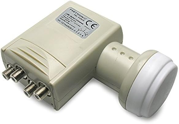 Metronic 540926 LNB Universale Quad con Uscite Indipendenti Metronic 540926 LNB Universale Quad con Uscite Indipendenti